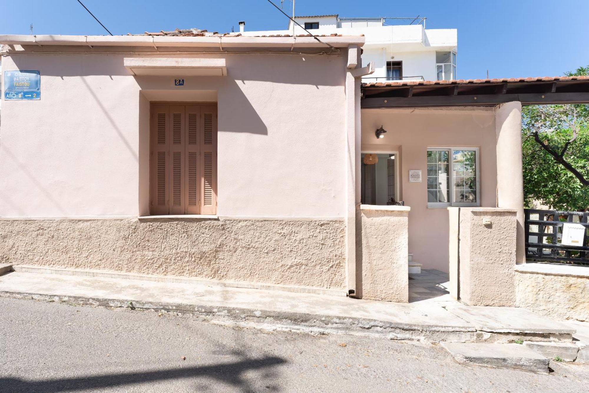 Joyful Secret Garden House Villa Chania  Buitenkant foto